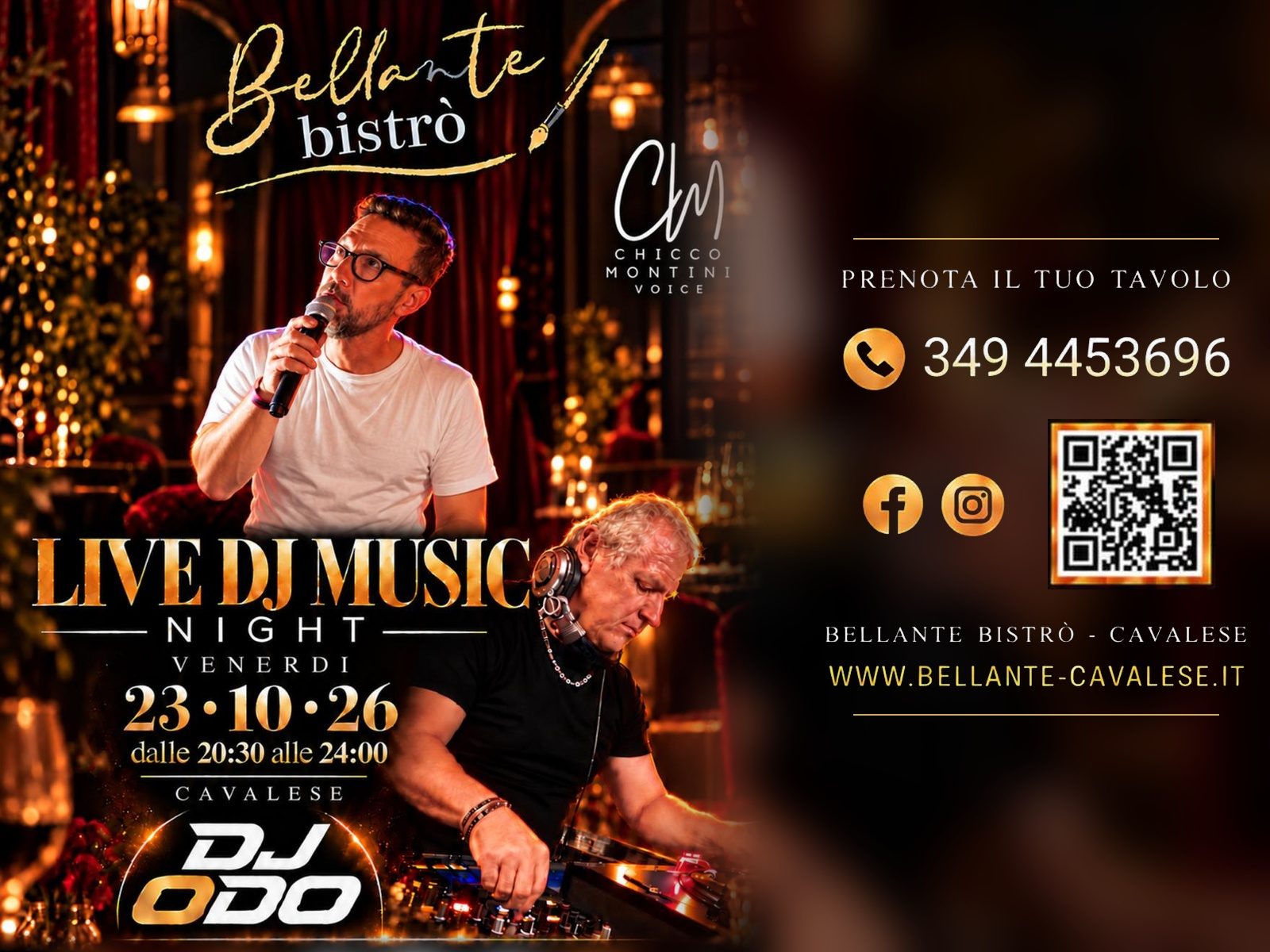 CHICCO MONTINI & DJ ODO - VENERDÌ 02 OTTOBRE