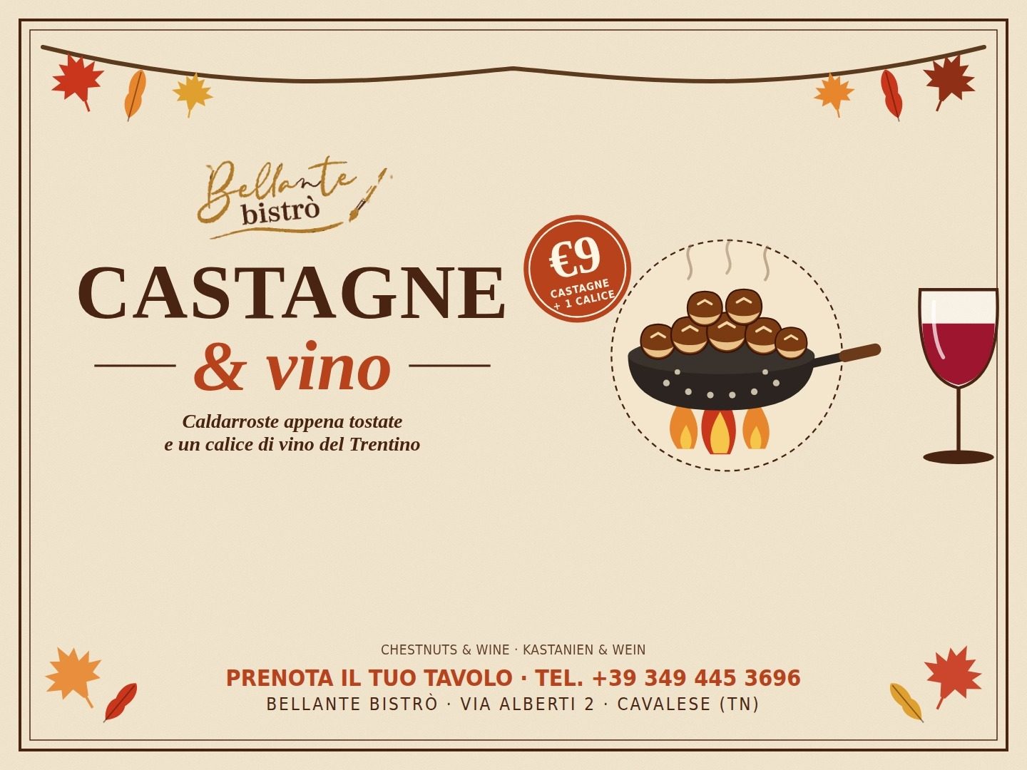 CASTAGNE E VINO
