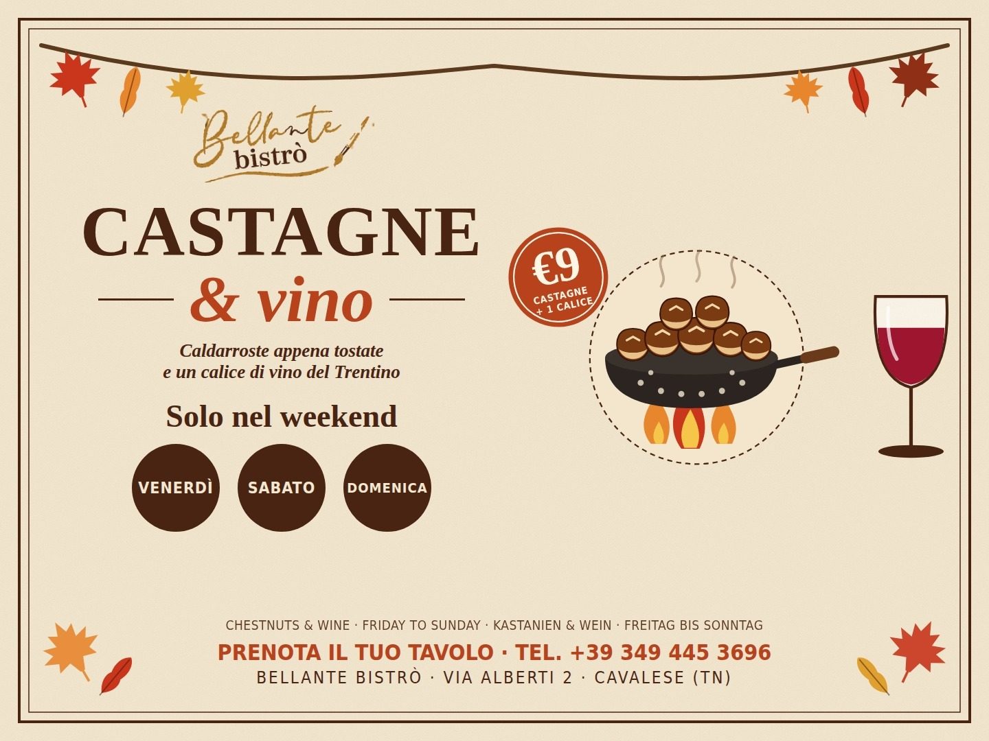 CASTAGNE E VINO